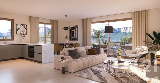 Appartement T5 à vendre - 5 pièces - 93.88 m2 - MARNAZ - 74 - RHONE-ALPES - Century 21 Vilminot Immobilier