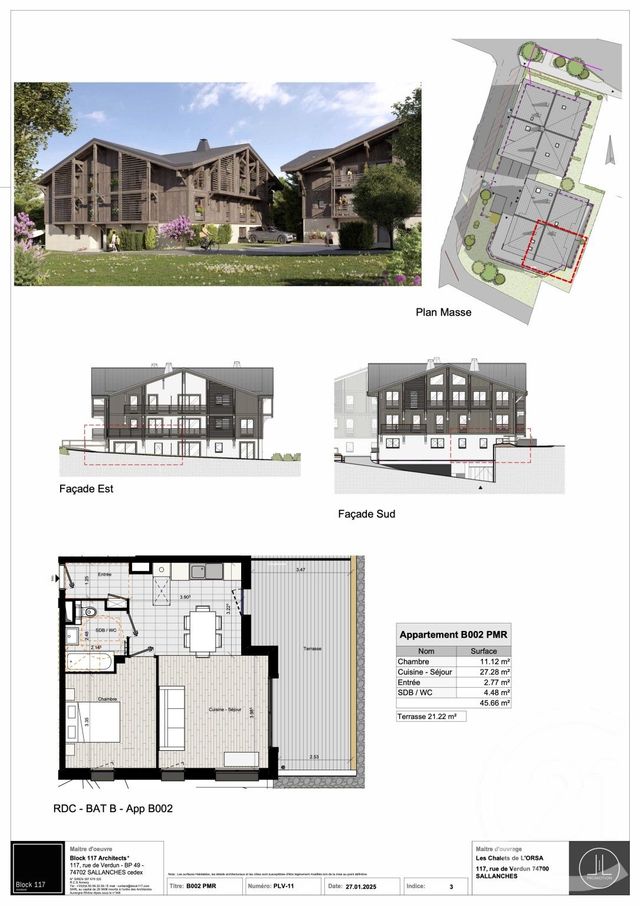 Appartement F2 à vendre - 2 pièces - 45.66 m2 - MORILLON - 74 - RHONE-ALPES - Century 21 Vilminot Immobilier